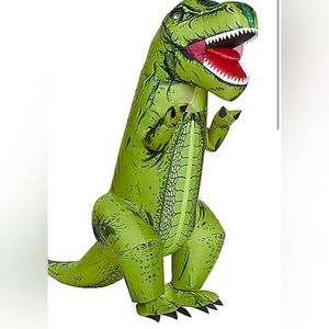 Spirit Halloween inflatable dinosaur costume